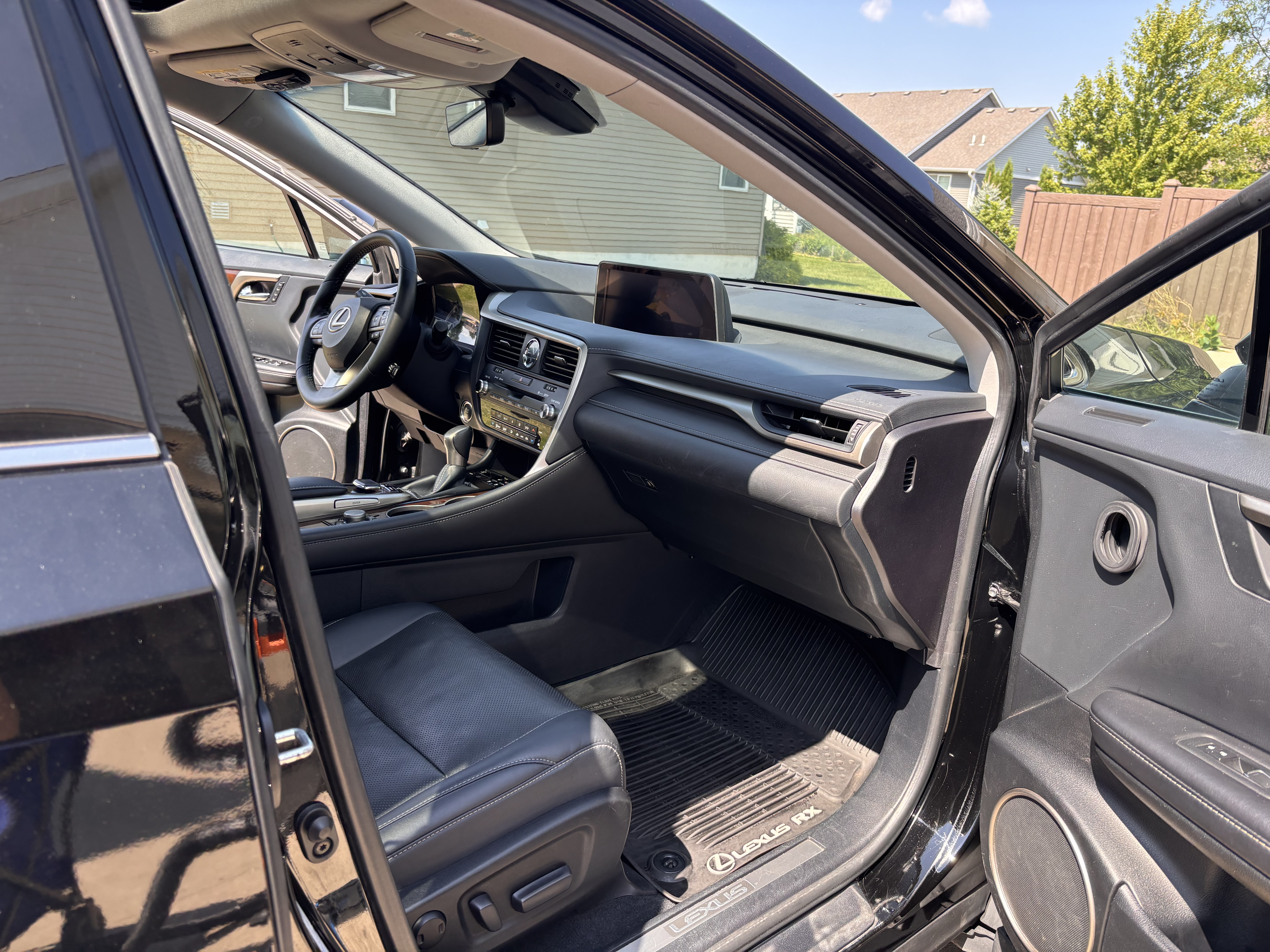Freshly detailed car — wide shot
